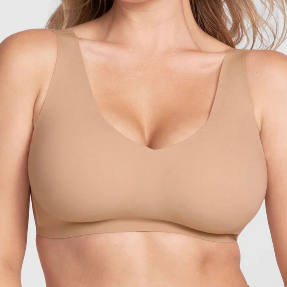 Honeylove V-Neck Bra No Pads Size XL